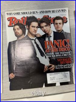 Rolling Stones 1998 Black and Blue Poster 4962/5000 Facsimile Signed + Mags