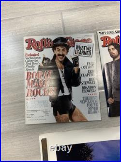 Rolling Stones 1998 Black and Blue Poster 4962/5000 Facsimile Signed + Mags