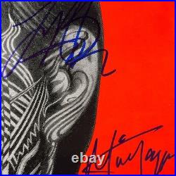 Rolling Stones (5) Jagger, Richards, Wood, & Watts SIGNED Tattoo You Album