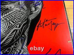 Rolling Stones (5) Jagger, Richards, Wood, & Watts SIGNED Tattoo You Album