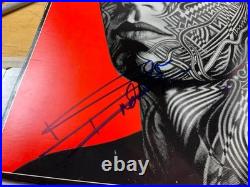 Rolling Stones (5) Jagger, Richards, Wood, & Watts SIGNED Tattoo You Album