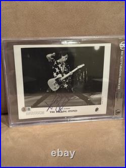 Rolling Stones 8 x 10 Photo signed Autographed By Keith Richards Beckett Slab
