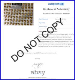 Rolling Stones 97 mint promo signed by Ron Wood 2019 gig Set list & tix AFTAL