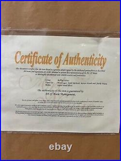 Rolling Stones Authentic Signed Memorabilia