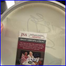 Rolling Stones Autographed Drumhead with Logo JSA Authenticated Charlie Watts