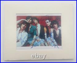 Rolling Stones Autographed Photograph