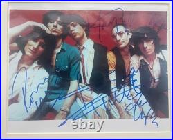 Rolling Stones Autographed Photograph