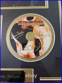 Rolling Stones Autographed Signed CD JAGGER, RICHARDS WOOD WATTS withAuthentic COA