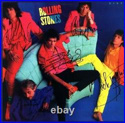 Rolling Stones Autographed lp