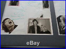 Rolling Stones Autographs Mick Jagger +marianne Faithfull Germany 1967 + Photos