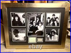 Rolling Stones Autographs display inc Brian Jones COA
