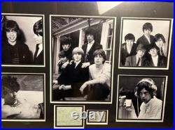 Rolling Stones Autographs display inc Brian Jones COA