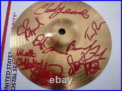 Rolling Stones Band 2024 Steve Jordan +7 Signed Autograph 8 Generic Drum Cymbal