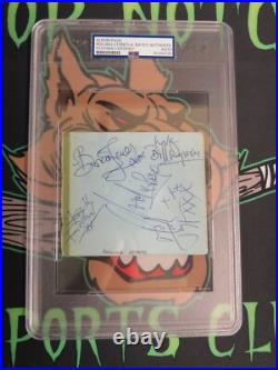 Rolling Stones Band Autographed Signed Album Page Cut Jagger Richards Psa Al2