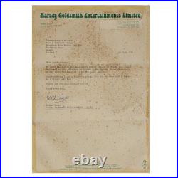 Rolling Stones & Band Signed 1982 Programme Pages Harvey Goldsmith (Germany)