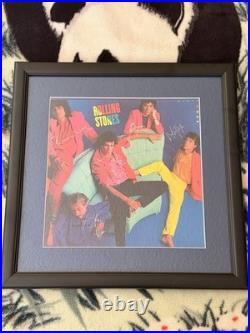 Rolling Stones Band Signed Album Jagger, Richards, Watts, Wood, Wyman -GFA COA
