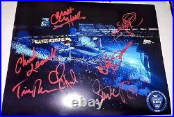 Rolling Stones Band Steve Jordan +6 Signed Autographed Concert 2024 11x14 Photo