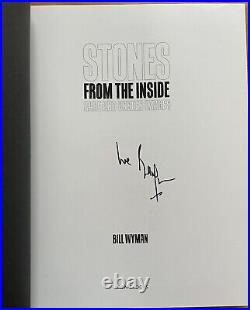 (Rolling Stones) Bill Wyman Autographed Book Stones From The Inside NEW