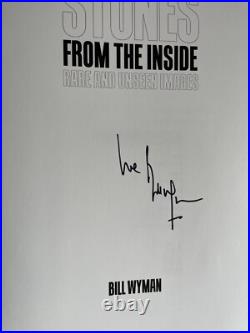 (Rolling Stones) Bill Wyman Autographed Book Stones From The Inside NEW