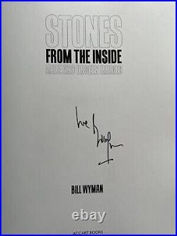 (Rolling Stones) Bill Wyman Autographed Book Stones From The Inside NEW