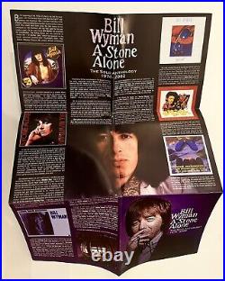 Rolling Stones Bill Wyman Signed Autograph'A Stone Alone' CD Insert 2006