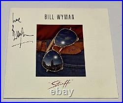 Rolling Stones Bill Wyman Signed Autograph Stuff (1992) CD COA