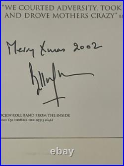 Rolling Stones Bill Wyman Signed Autograph with2012 Concert Tickets Framed display