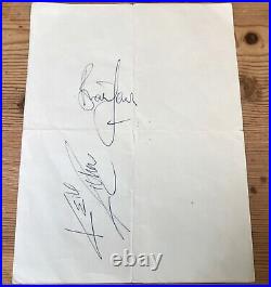 Rolling Stones Brian Jones Keith Richards Signed Page 1964 Autographed