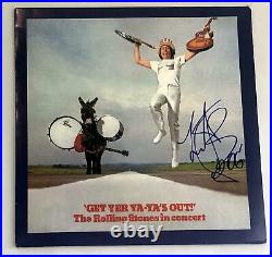 Rolling Stones Charlie Watts Autographed Get Yer Ya-Ya's Out LP Sleeve 2006 ACOA