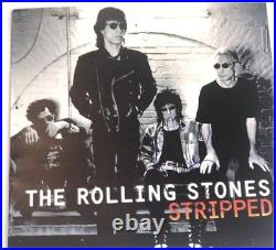 Rolling Stones Charlie Watts Signed Autographed Stripped Album Cover