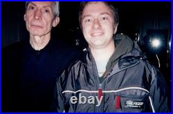 Rolling Stones Charlie Watts Signed Autographed Stripped Album Cover