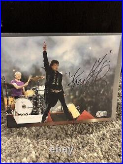 Rolling Stones Charlie Watts Signed Photo Beckett