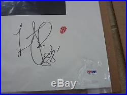 Rolling Stones Charlie Watts Stripped Signed Autograph Lithograph PSA Certified