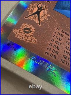 Rolling Stones Concert Poster Foil Edition Hackney Diamonds 2024 6/150 Signed AP Rolling Stones Concert Poster Foil Edition Hackney Diamonds 2024 6/150 Signed AP