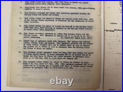 Rolling Stones Contract Documents Relating To Allen Klein Signed Court Copies