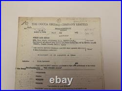 Rolling Stones Contract Documents Relating To Allen Klein Signed Court Copies