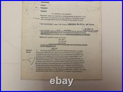 Rolling Stones Contract Documents Relating To Allen Klein Signed Court Copies