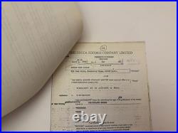 Rolling Stones Contract Documents Relating To Allen Klein Signed Court Copies