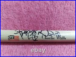 Rolling Stones Drums Charlie Watts Hand Signed 1 VIC Firth Signature Drum Stick