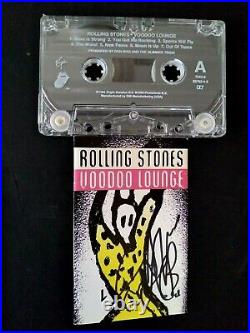 Rolling Stones Drums Charlie Watts Signed Autograph Voodoo Lounge Cassette Tape