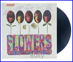 Rolling Stones Flowers Album Signed All 5 Jagger Richards Jones Watts Wyman