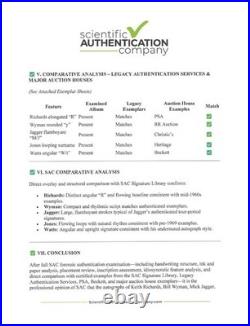 Rolling Stones Flowers Album Signed All 5 Jagger Richards Jones Watts Wyman