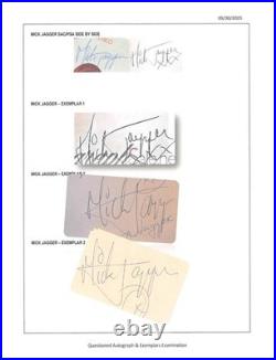 Rolling Stones Flowers Album Signed All 5 Jagger Richards Jones Watts Wyman