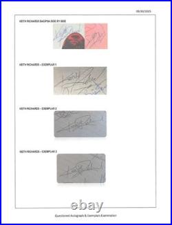 Rolling Stones Flowers Album Signed All 5 Jagger Richards Jones Watts Wyman