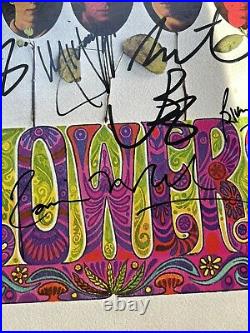 Rolling Stones Flowers LP Originally Autographed Jagger Richards Three Others