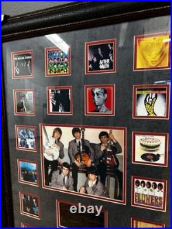 Rolling Stones Framed 8x10 Autographed Auto Signed Photo in Framed Collage