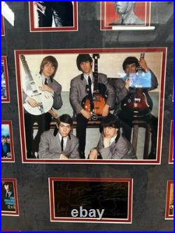 Rolling Stones Framed 8x10 Autographed Auto Signed Photo in Framed Collage