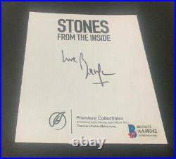 Rolling Stones From Inside Bill Wyman Signed Autographed Book Beckett Certified