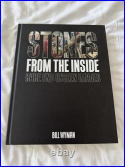 Rolling Stones From The Inside Bill Wyman Signed HB Book
