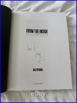 Rolling Stones From The Inside Bill Wyman Signed HB Book